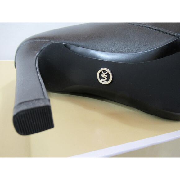 Michael Kors Lawson Open Toe High Heel Buckled Sandals Booties Black Size 7 - Picture 8 of 8